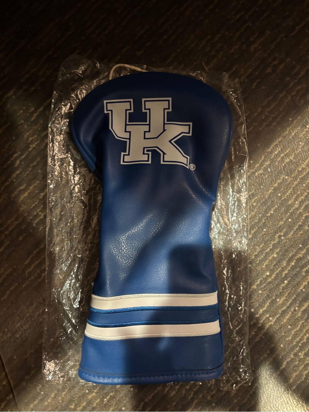 NCAA Royal Blue Golf Headcover with White UK Logo